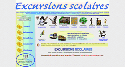 Desktop Screenshot of excursions-scolaires.com